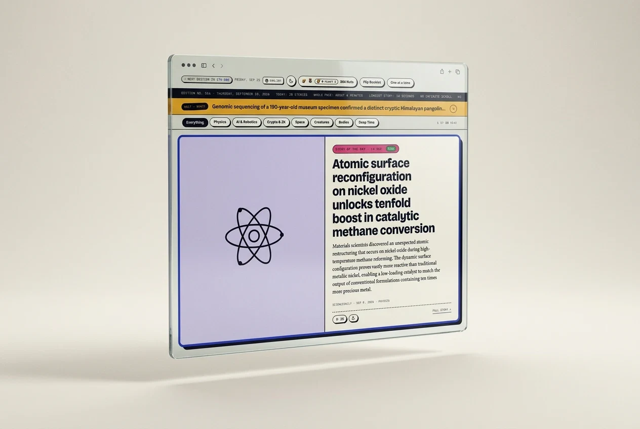 The Whole Day edition shown in a floating browser window